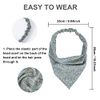 Molain 6 PCS Floral Head Kerchief Headband Chiffon Hair Bandanas Elastic Hair Band Scrunchies Boho Hair Scarf Hairbands Cute Hair Scarves Turban Hair Accessories for Women Girls