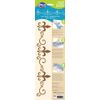 Americana Decor Paris Scroll Border Stencil, Blue, 15 x 46 x 0.3 cm
