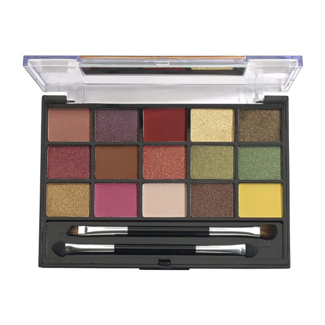 HARD CANDY Eyeshadow Palette EARTHLY VIXEN 15 Silky Shades FREE SHIPPING