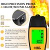 Handheld Carbon Monoxide Meter CO Gas Leak Detector Alarm Precision PPM Temp