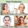 Shower Caps, MORGLES 100 PCS Clear Plastic Hair Caps Waterproof Disposable Shower Caps Plastic Hair Bath Caps Shower Caps Bulk for Women Hair Salon Home Use