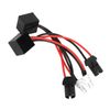 Dioche Led Decoder, Error 501 Led Decoder, 2Pcs T10 Led Canbus Headlight Decoder Device Anti-Flicker Resistors Error Canceller