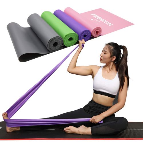 PROIRON Stretch Bands Fitness Bands Exercise Tubes Latex Free Anti-Slip TPE Material No Stimulation TPE Material No Irritation Ideal for Yoga, Pilates, Strength Training and Rehabilitation (1.5m