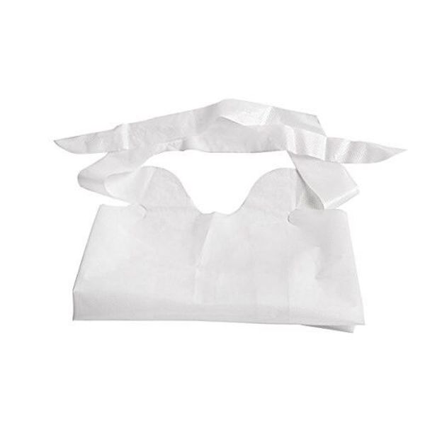 Disposable Plastic Bibs - Heavy Weight (Case of 500)