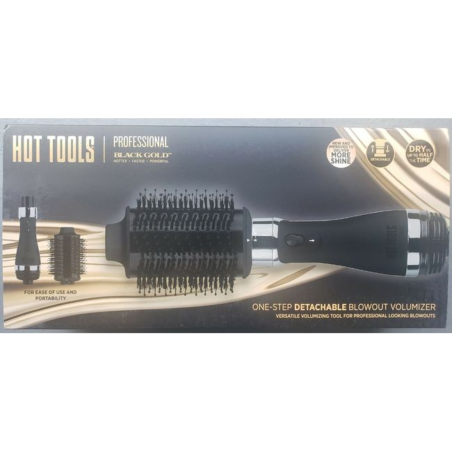 HOT TOOLS One Step Detachable Volumizer & Hair Dryer 2.8" Regular Bar #HT1096BG