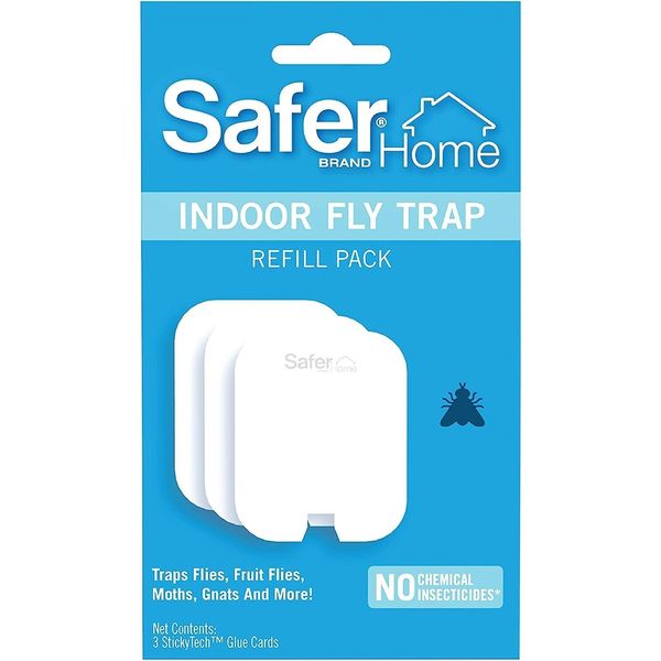 Plug-In Indoor Fly Trap Refill Pack of Glue Cards for SH503 & SH502, 3 Pack