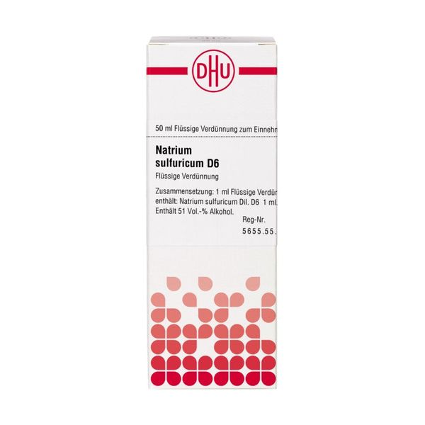 Natrium sulfuricum D6 DHU Dilution, 50 ml Lösung