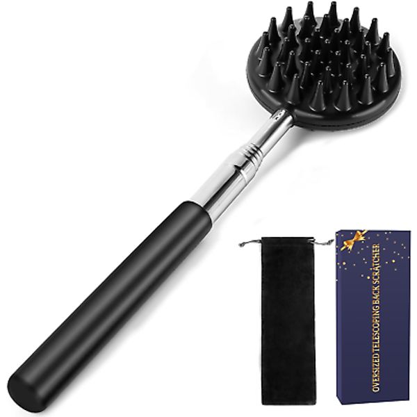 Oversized Telescoping Back Scratcher, Double Sided ABS Scratching