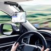 Universal 1080° Car Cell Phone Holder Rotatable & Retractable Sun Visor Mount US