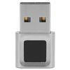 USB Fingerprint Reader, Mini Fingerprint Scanner Window Hello Biometric Finger Print Reader Sensor for PC Laptop Computer, 360 Degrees Touch Fast Matching