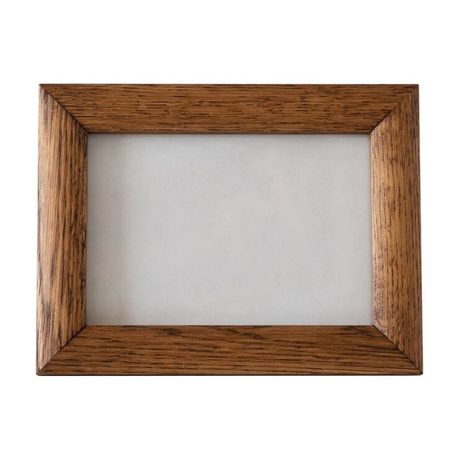 Oak Village 03510-10 Classic Frame, L Size, Vegetable Oil (Brown), Made in Japan, Solid Wood