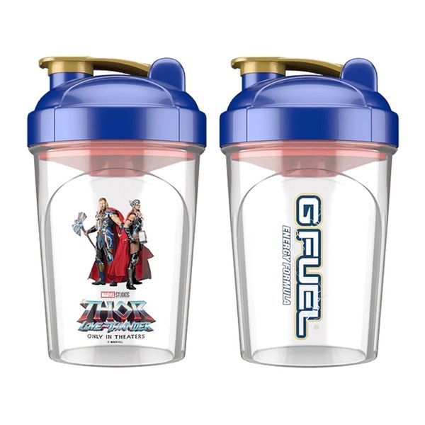 G Fuel Thor Love and Thunder Collector's Shaker Cup Only 16oz Mixer Sport Bottle