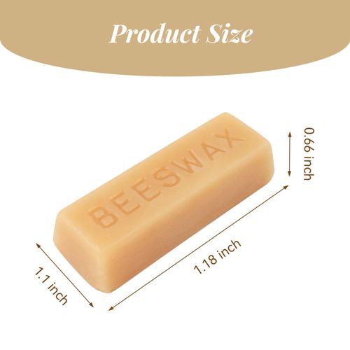 Lineco 1 oz Genuine Beeswax Block. Ideal for Framers, Conservators and Book Binders to Thread Waxing Sewing