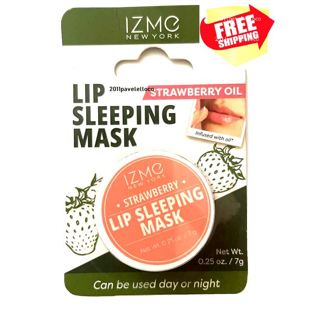 IZME Lip Sleeping Mask *  STRAWBERRY OIL  * sooting, moisturizing, long lasting