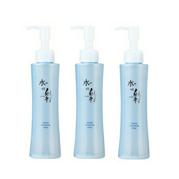 3 Honsaiseisha Liquid Cleansing Soap Mizu no Irodori 150ml 3-Pack