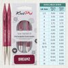 KnitPro Dreamz Interchangeable Circular Needles 5" (13cm) | Size 9.00mm