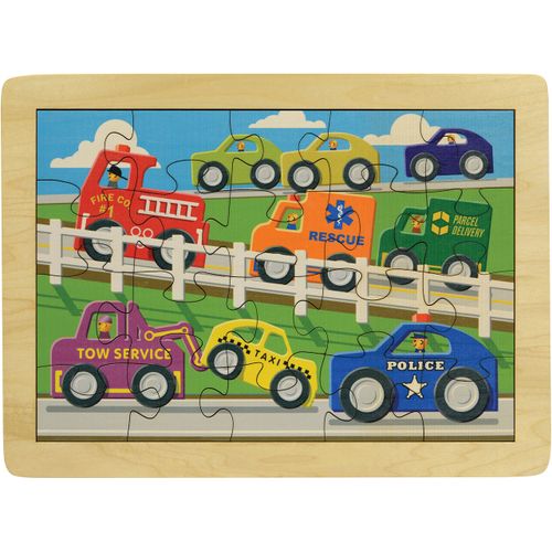 11" x 15" Busy Highway Puzzle - Made in USA