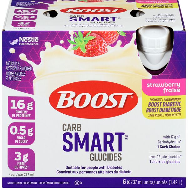 Nestle Health Science BOOST CarbSmart Strawberry Nutritional Supplement