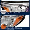 Headlight Assembly For 2013-2015 Chevy Malibu Left+Right Halogen Headlights