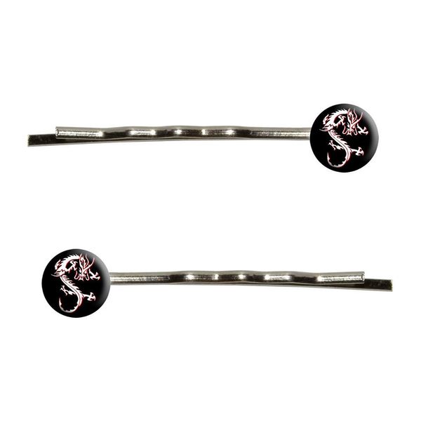 Dragon - Black Bobby Pins Barrettes Hair Styling Clips