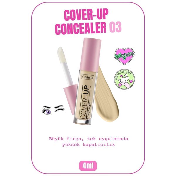 Cover Up Concealer Göz Altı Kapatıcısı 03 Orta