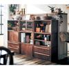 Belle Maison Unit Box Oil Finish Display Open Shelf Rack A Open