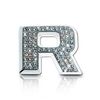 Elektroplate Crystallized Letter R Car Emblem