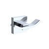 Kelelife Wall Mounted Robe Hook Brass Bathroom Double Towel Hook Chrome
