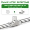 TAISHER 2PCS 304 Stainless Steel Cap Pipe Plug Socket Fitting 3/4" NPT Female