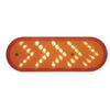 United Pacific 39476 Turn Signal Light, 35 LED Reflector Oval Sequential, Red LE