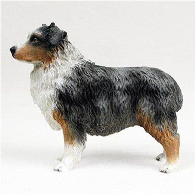 Conversation Concepts Australian Shepherd, Blue, Docked Original Dog  Figurine (4in-5in)