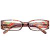 Eyekepper 4-Pack Beautiful Colors Spring Hinge Rectangular Reading Glasses +1.00
