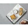 Kitchen Utensil White Chopping Serving Board (Material: Marble)