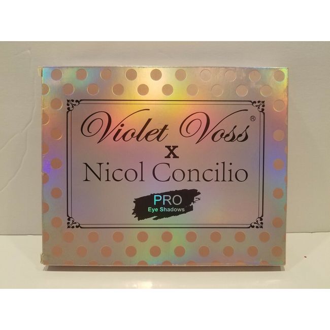 Violet Voss- Nicol Concilio - Pro Eyeshadow Palette - 20 Shades - 1.26 Oz - NIB