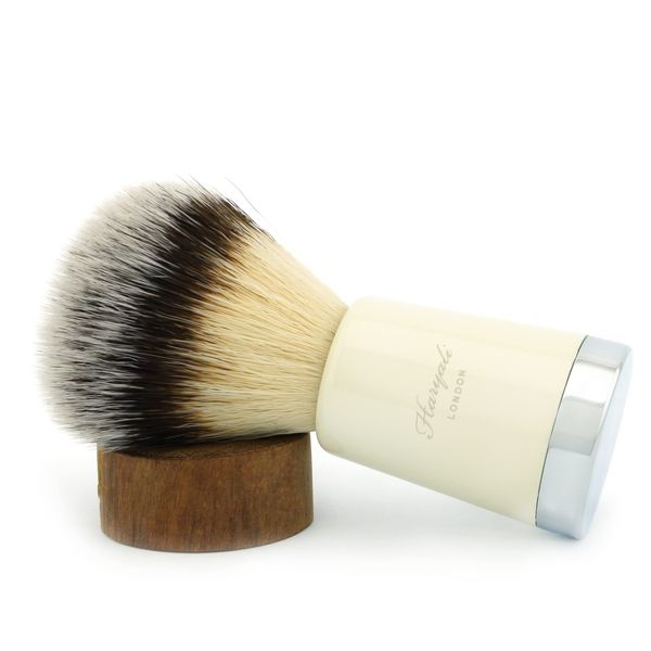 Newly Designed - Silver tip Synthetic Looking Hair Shaving Brush for HIM