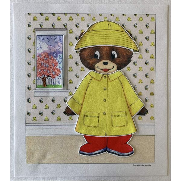 Dress Me Weather Bear Felt Flannel Board Story(Large precut Cover)