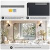 30" x 40"  Rectangle Mirror Bathroom Mirrors Metal Framed Restroom Black