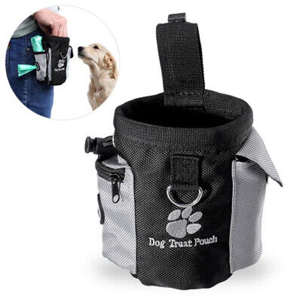 Dog Treat Pouch Pet Hands Free Training Waist Bag Food Poop Pet Toys Pouch