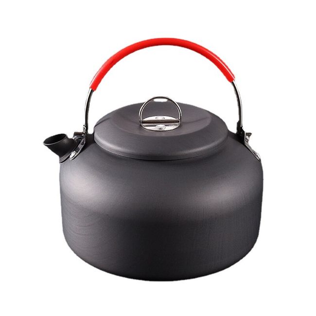 Camping Kettle 0.8L/1.4L Aluminum Alloy Camping Tea Coffee Pot Lightweight  Large Capacity for Hiking Backpacking Picnic Travel