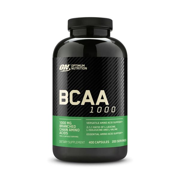 Optimum Nutrition BCAA 1000mg - 400 caps, 8 pack