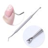 Kingsie 4 Piece Nail Polish Remover Stainless Steel Nail Lifter Nail File Zonde Sweetskin Treatment Curled Nails Thick Nails Feet Nail Care Foot Care Nail Care