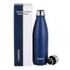SUNWILL Water Bottle, Insulated Stainless Steel Sports Bottle 500ml, Reusable Vacuum Thermal Water Flask, Double Wall, Powder Coated Navy Blue for Hot and Cold Drinks