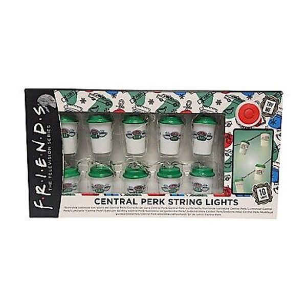 Friends String Lights Christmas Home Decor Central Perk LED Light Xmas Gift Box