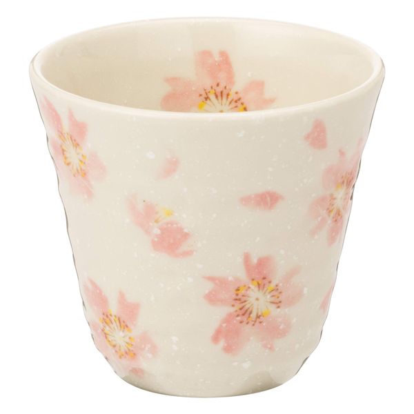 Mino W20060 Cherry Blossom Dance Warp Tea Cup, Pink