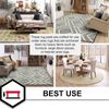 Plush Felt Rug Pad 5x7 Grey Cushion with Customizable Thickness Options