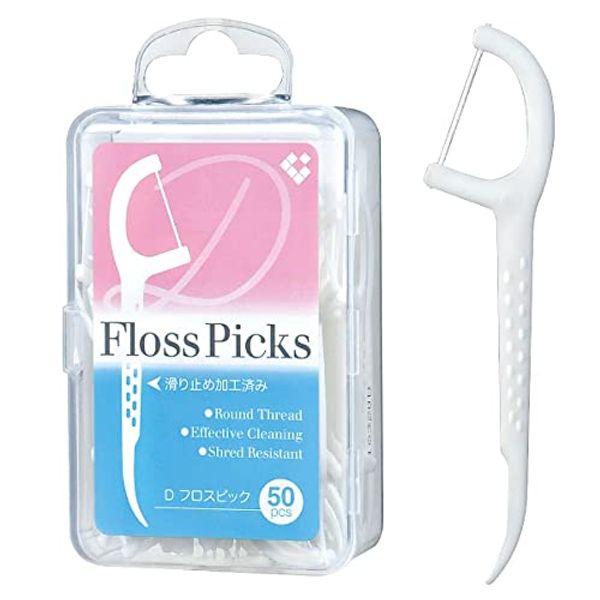 FlossPicks D Flospicks, 1 Box (50 Count)