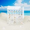 MaybeRain Acrylic Seashell Display Box - 36 Grid Clear Acrylic Seashell Display