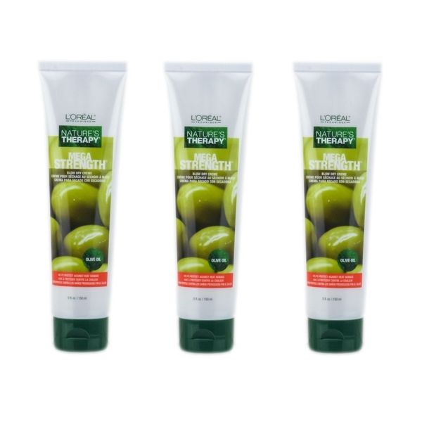 l'oreal mega strength blow dry creme ( YOU GET THREE TUBES PER ORDER!!!)