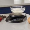 Tower Kitchen Scales, Digital Scales with Zero Weigh Function, Black, 14.77 x 22.27 x 3.85 cm