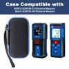 co2CREA Hard Case Compatible with Bosch GLM100-23 100 Ft/Bosch GLM165-40 165 Ft Blaze Distance Measure (Black Case + Inside Blue + Blue Zipper)